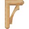 Ekena Millwork Westlake Craftsman Rough Sawn Bracket w/ Offset Brace, Western Red Cedar, 6"W x 16"D x 24"H BKT0604X16X24WTL04RWR - alternate 3
